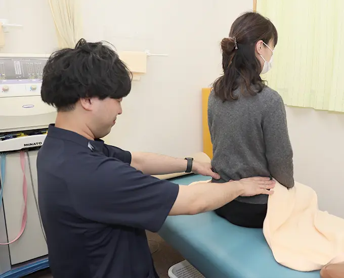 腰痛への施術